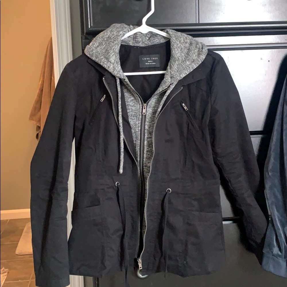 Love tree  anorak/utility jacket